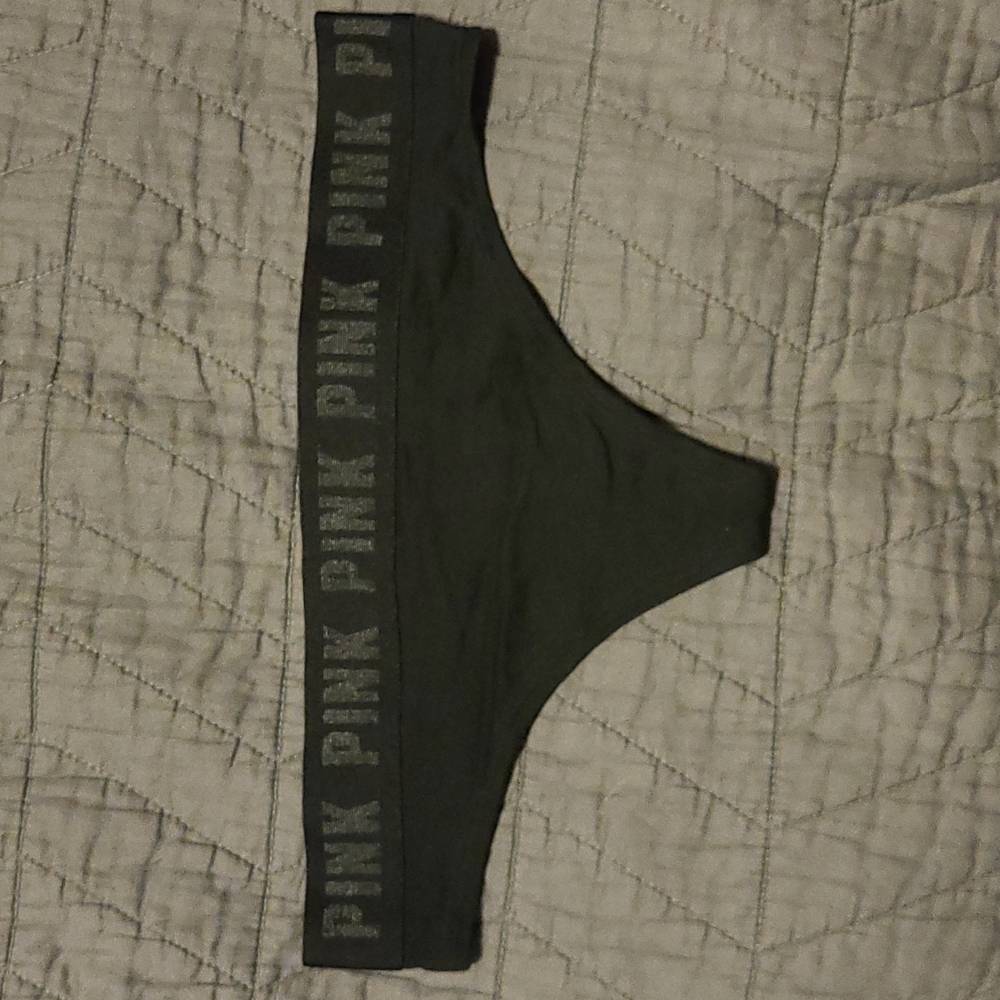 Black Thong- Pink